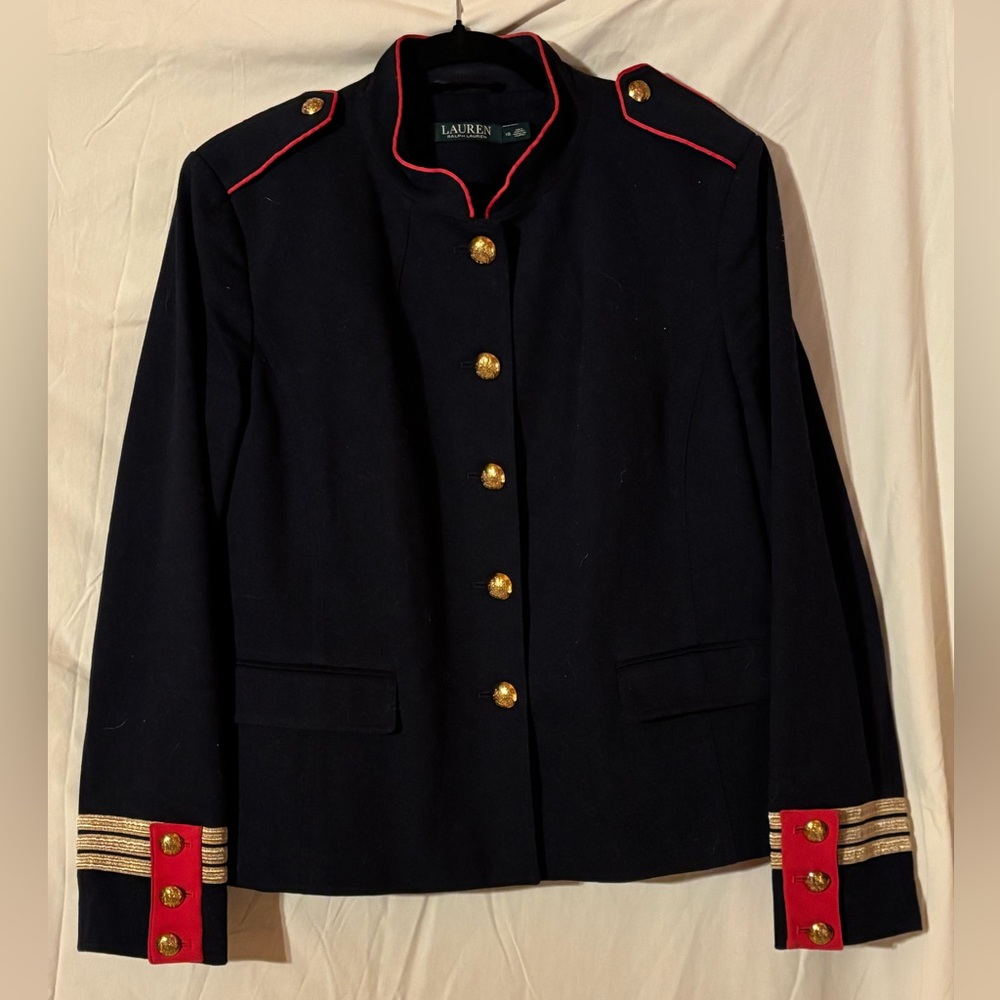 LAUREN Ralph Lauren Captain Jacket Ladies 16
Vintage Military Officer Honor USA